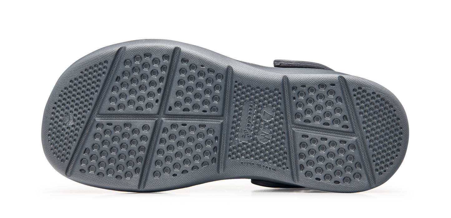 Adults Active Clog Solid Charcoal