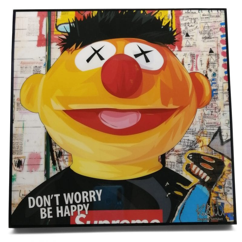 kaws sesame street ernie