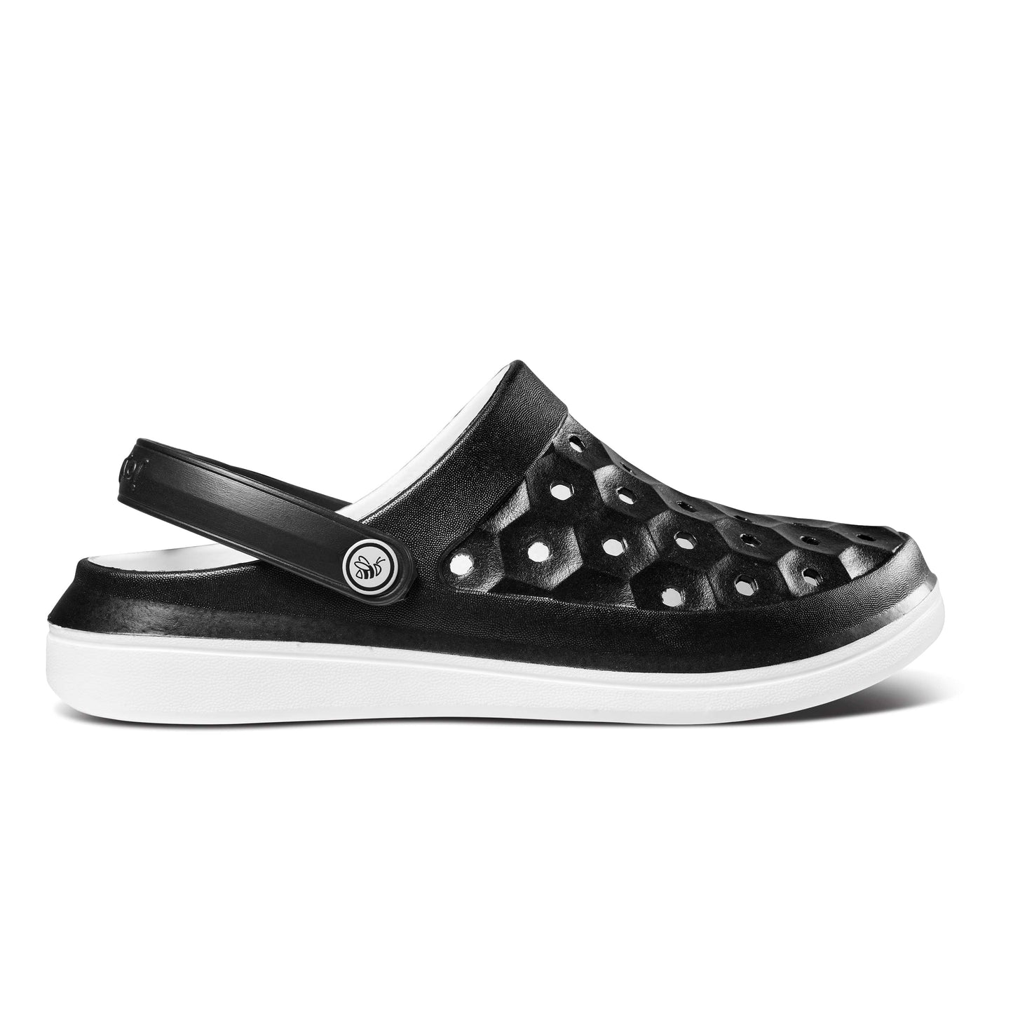 JOYBEES Shoes WOMEN'S VARSITY CLOG - Two-Tone Black/White