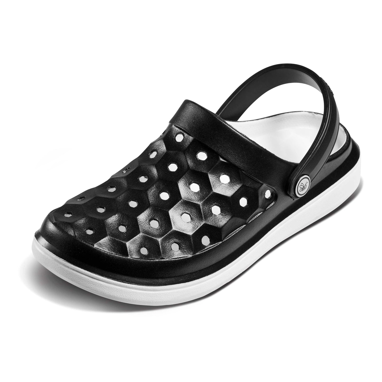 JOYBEES Shoes WOMEN'S VARSITY CLOG - Two-Tone Black/White