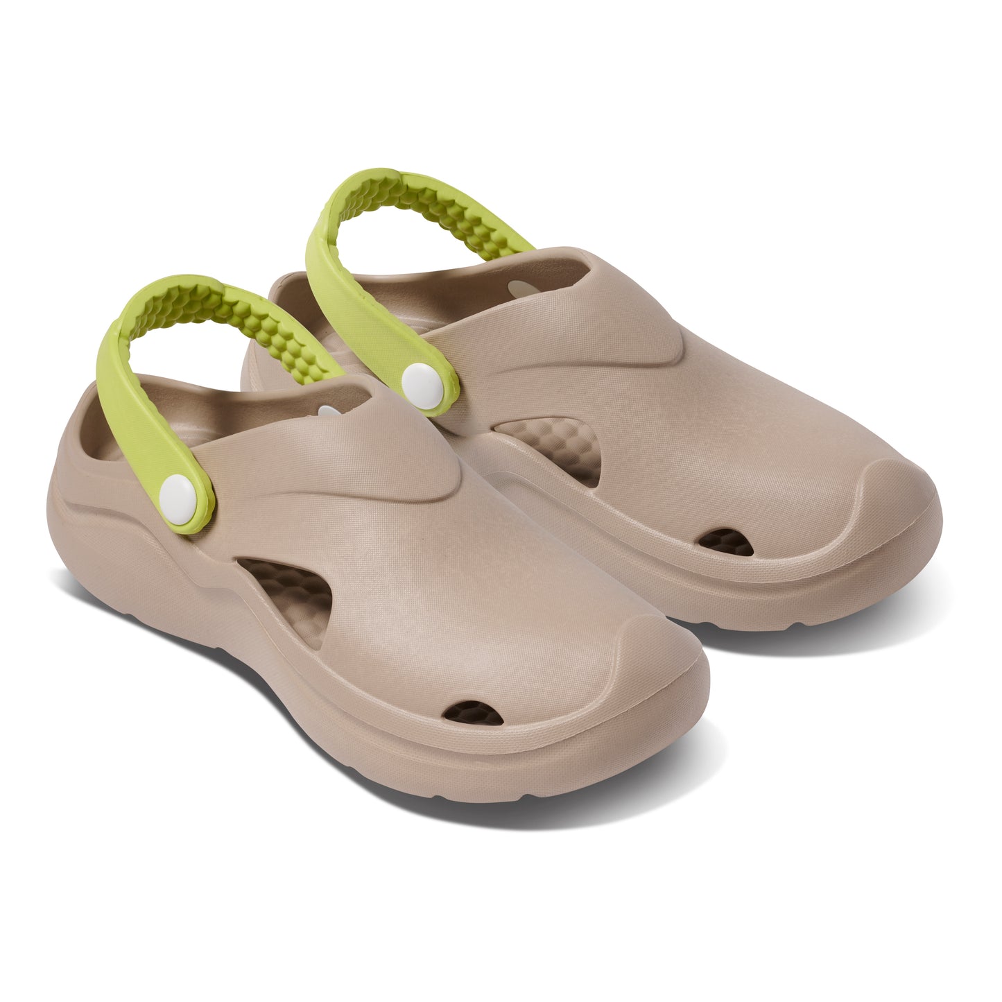 Women's Studio Clog Solid Driftwood/Citrus