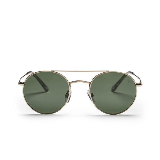 CHPO Sunglasses Noel - Gold frame and Green lens