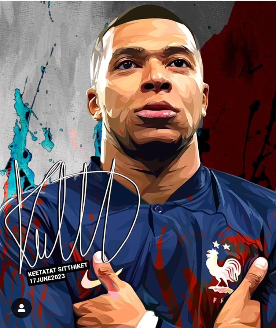 Famous Pop Art Frames MBAPPE FRANCE NEW