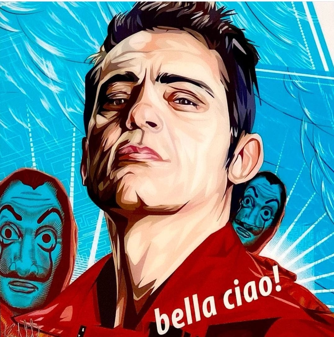 Berlin Pop Art Poster :Bella Ciao – OBRABO
