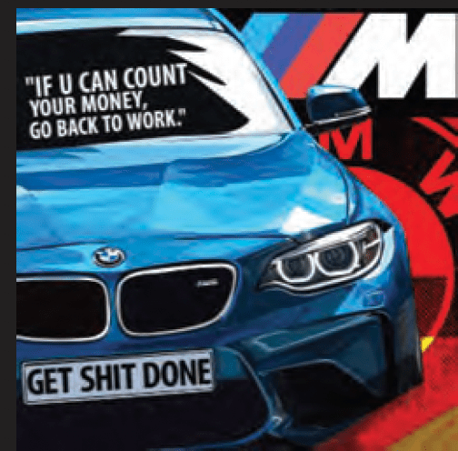 Famous Pop Art Frames SMALL BMW 2