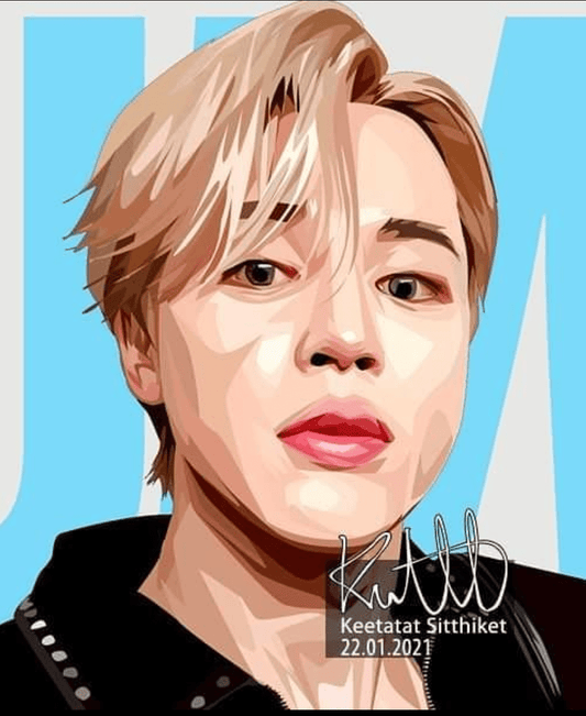 Famous Pop Art Frames SMALL BTS - JIMIN