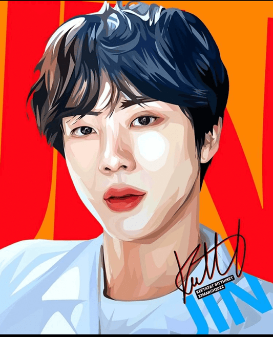 Famous Pop Art Frames SMALL BTS - JIN