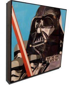 Famous Pop Art Frames SMALL Darth Vader & Stormtroopers Pop Art Poster "May the Force"