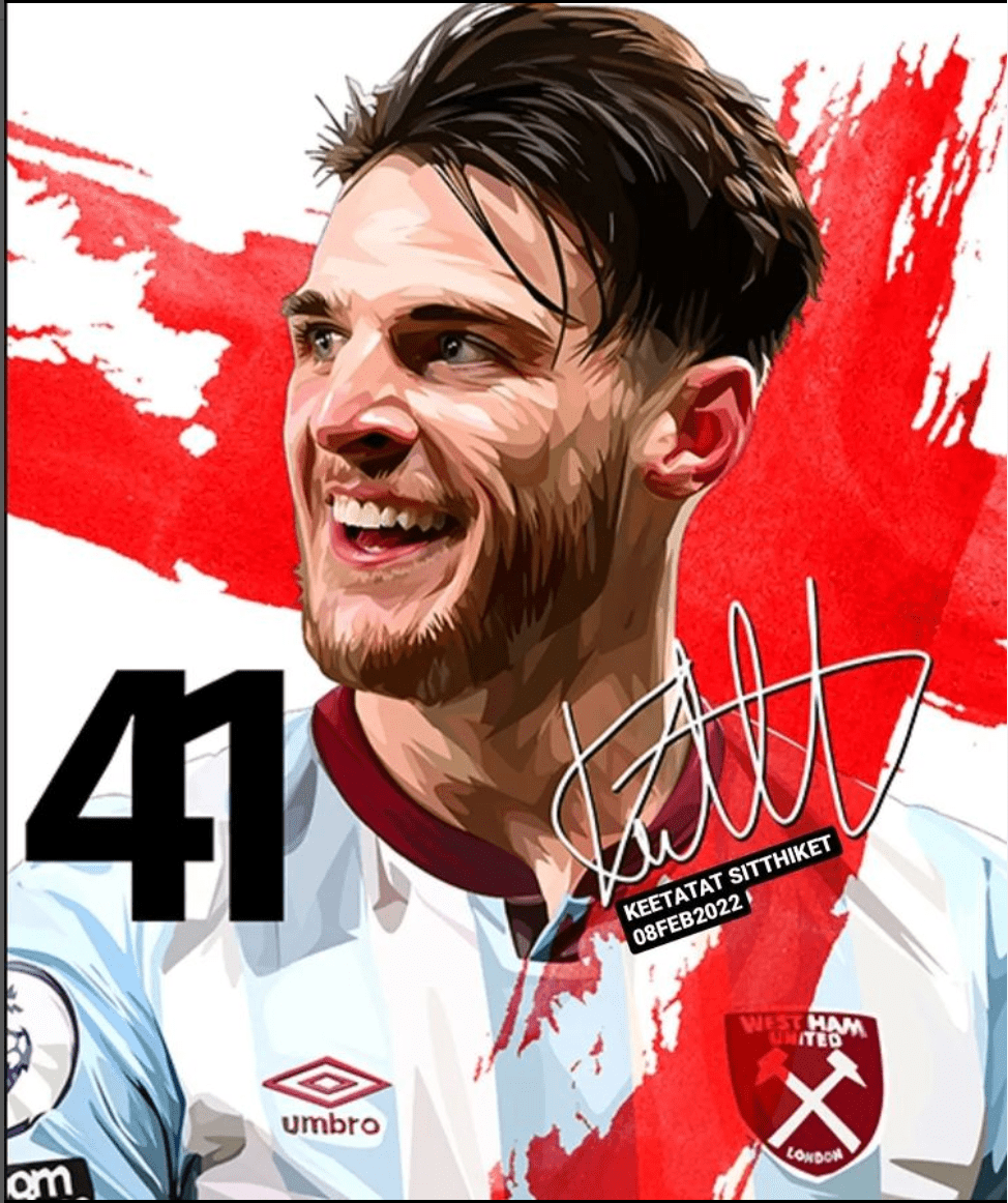 Famous Pop Art Frames SMALL DECLAN RICE