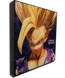 Famous Pop Art Frames SMALL Gohan (Dragon Ball) Pop Art Poster "All you've got"