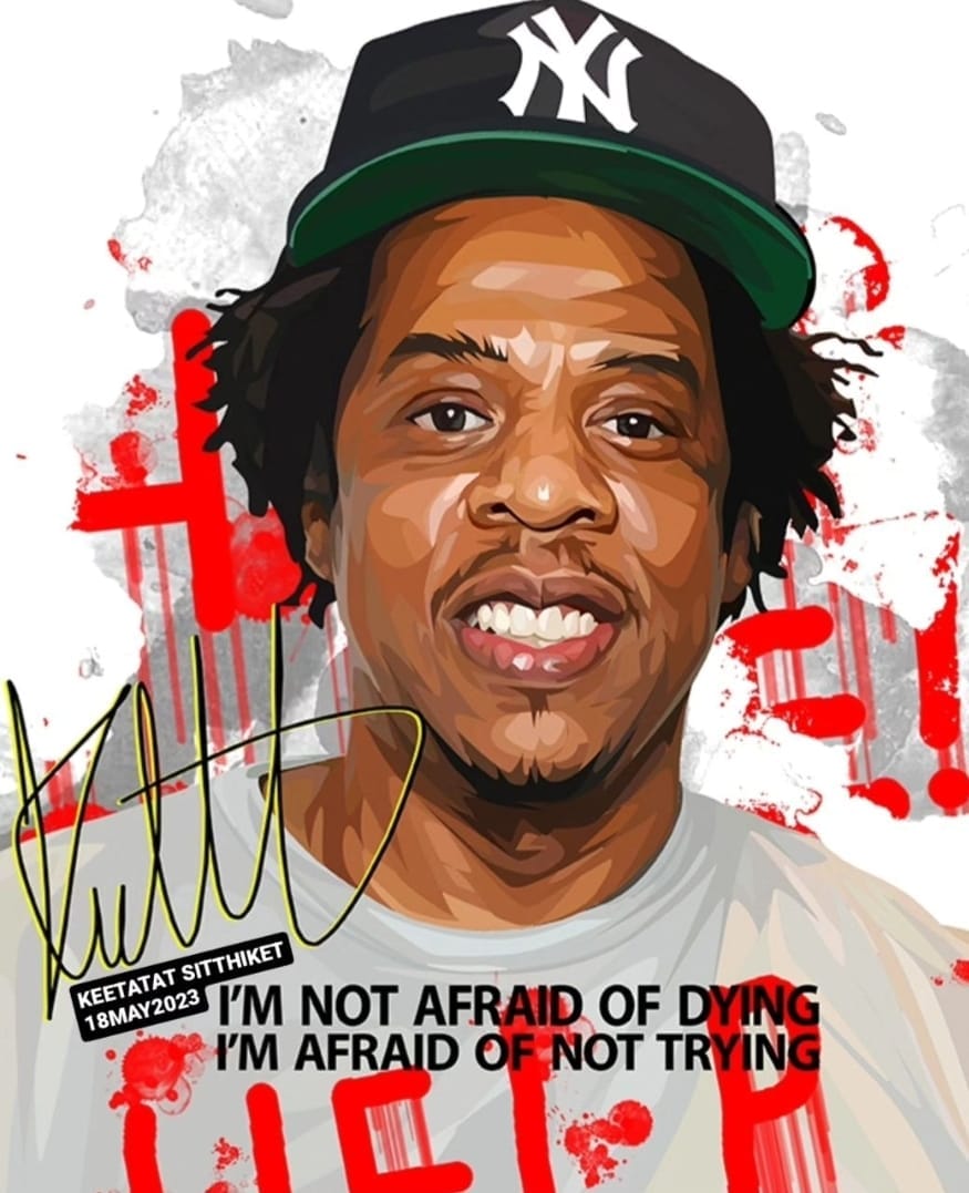 Famous Pop Art Frames SMALL JAY Z NEW IM NOT AFARID