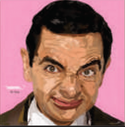 Famous Pop Art Frames SMALL MR BEAN