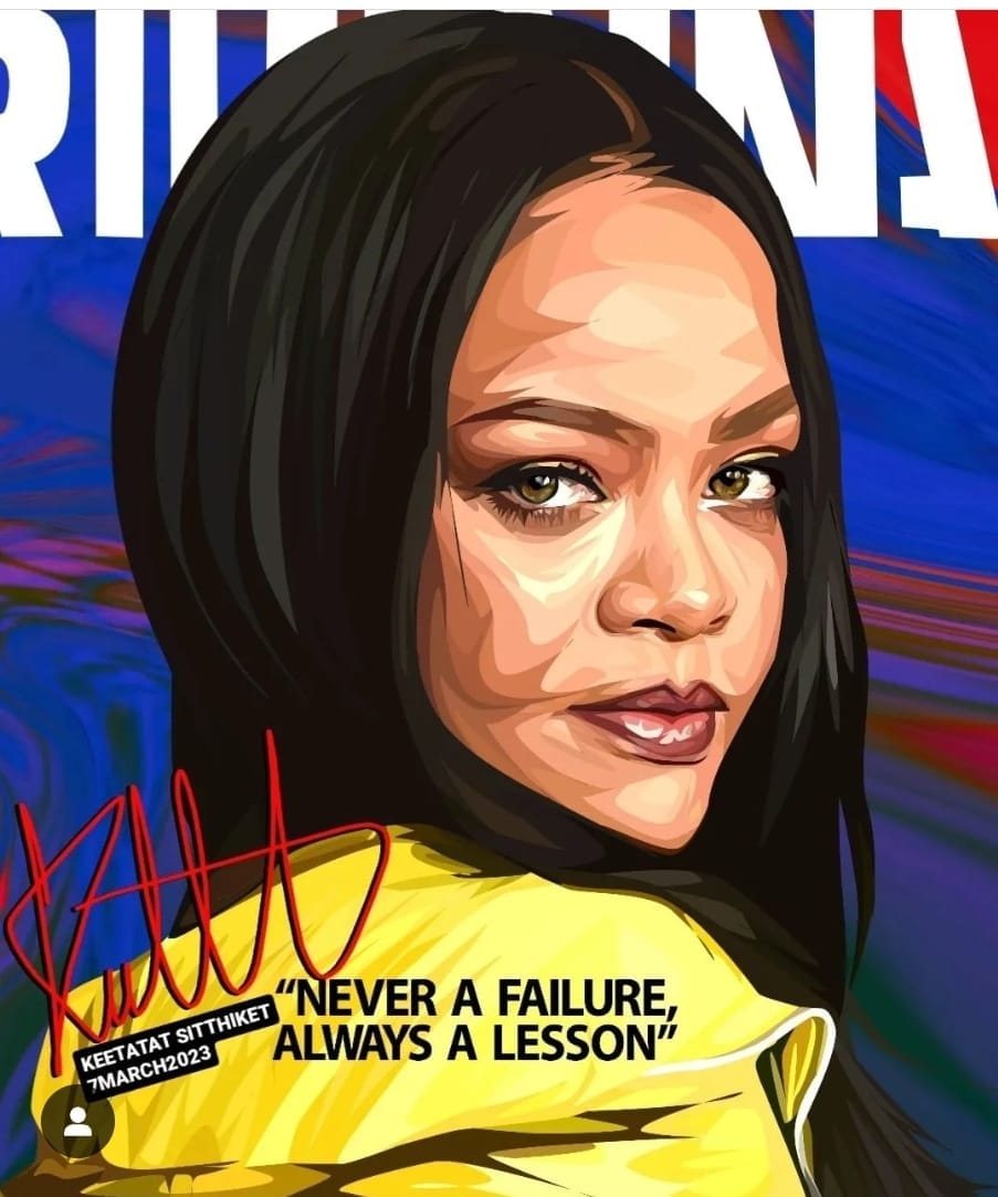 Famous Pop Art Frames SMALL RIHANNA VER 2