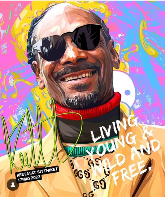 Famous Pop Art Frames SMALL SNOOP DOGG VER 2