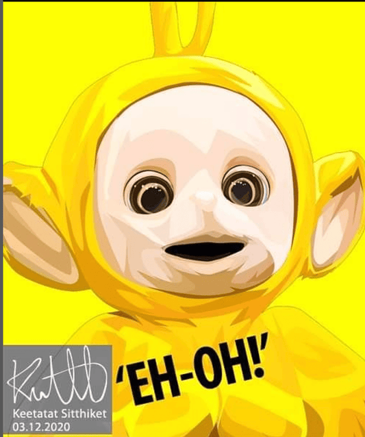 Famous Pop Art Frames SMALL Teletubbies - LAA-LAA