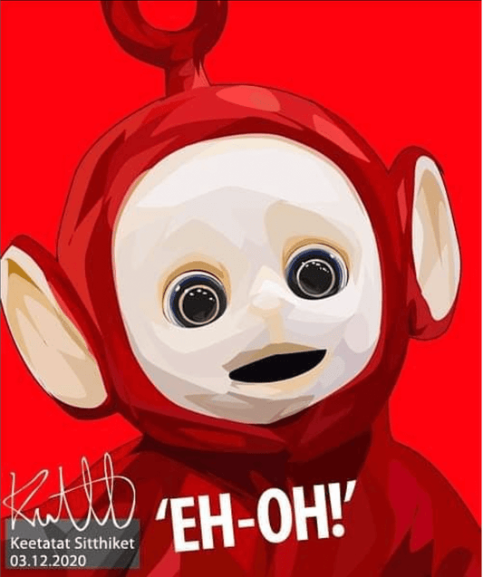 Famous Pop Art Frames SMALL Teletubbies - PO