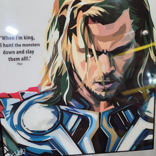 Famous Pop Art Frames SMALL THOR 1