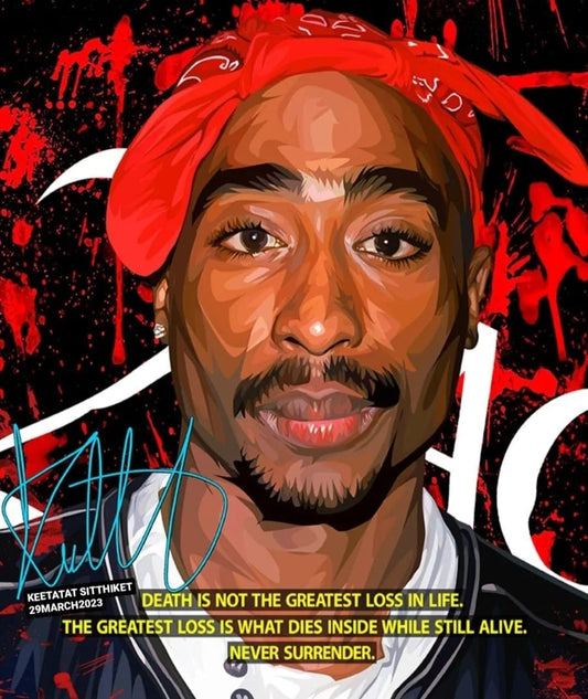 Famous Pop Art Frames SMALL TUPAC VER 2