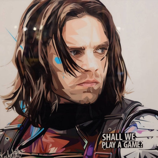 Famous Pop Art Frames SMALL WINTER SOLDIER