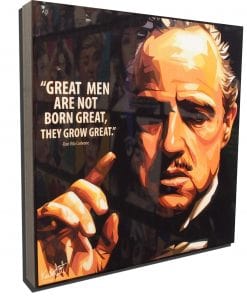 Famous Pop Art Frames The Godfather, Don Vito Corleone Pop Art Poster