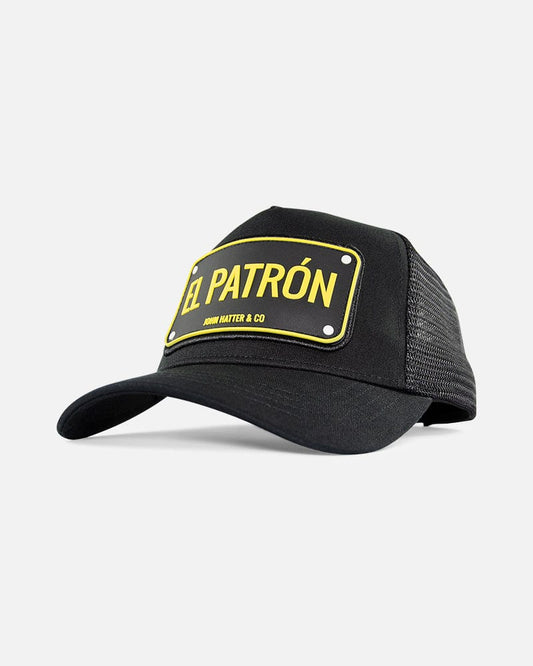 JOHN HATTER & CO Caps EL PATRON BLACK - RUBBER