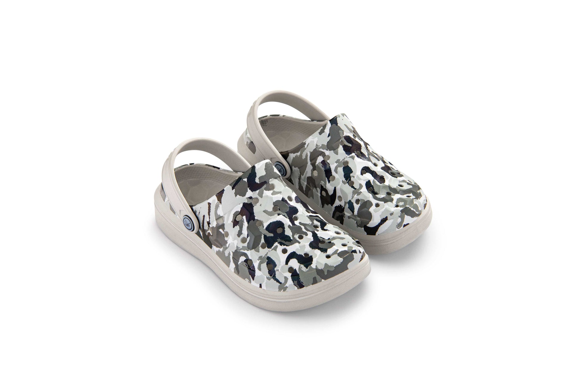 JOYBEES Boys Varsity Clog Graphic Grey Camo