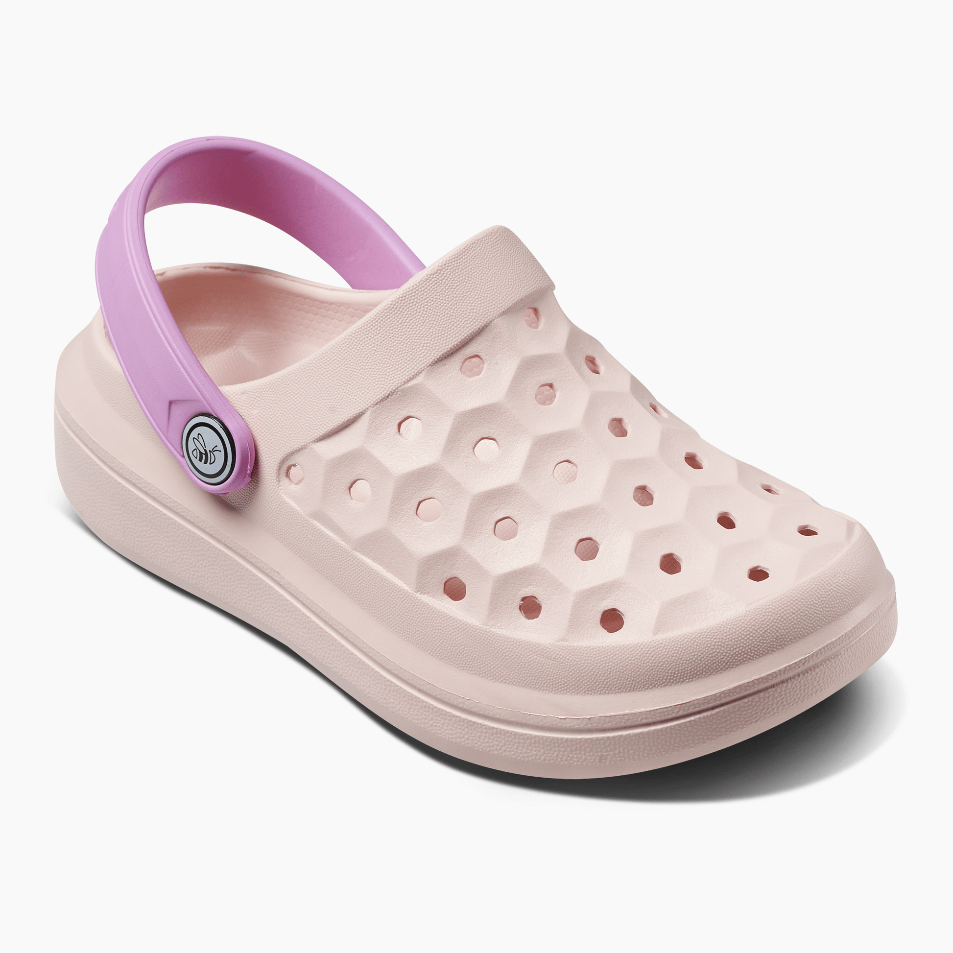 JOYBEES Girls Varsity Clog Solid Pale Pink/Orchid