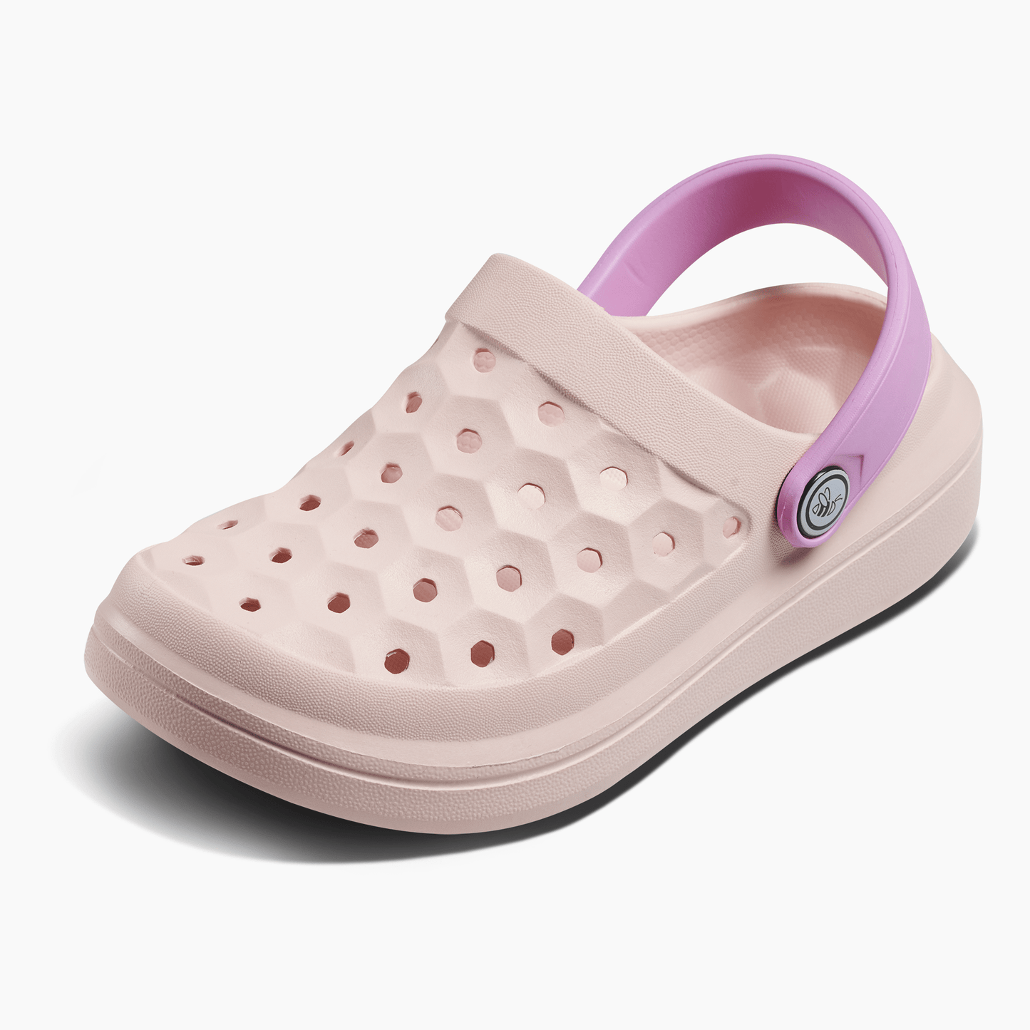 JOYBEES Girls Varsity Clog Solid Pale Pink/Orchid