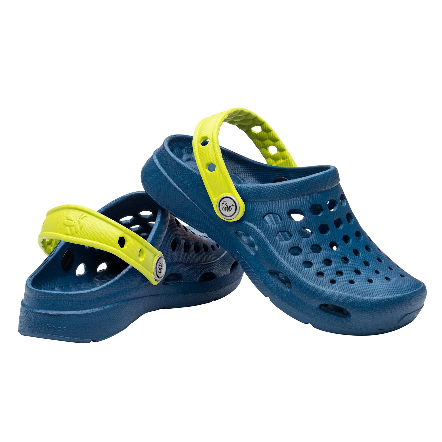 JOYBEES Shoes Boys Active Clog Solid Navy/Citrus