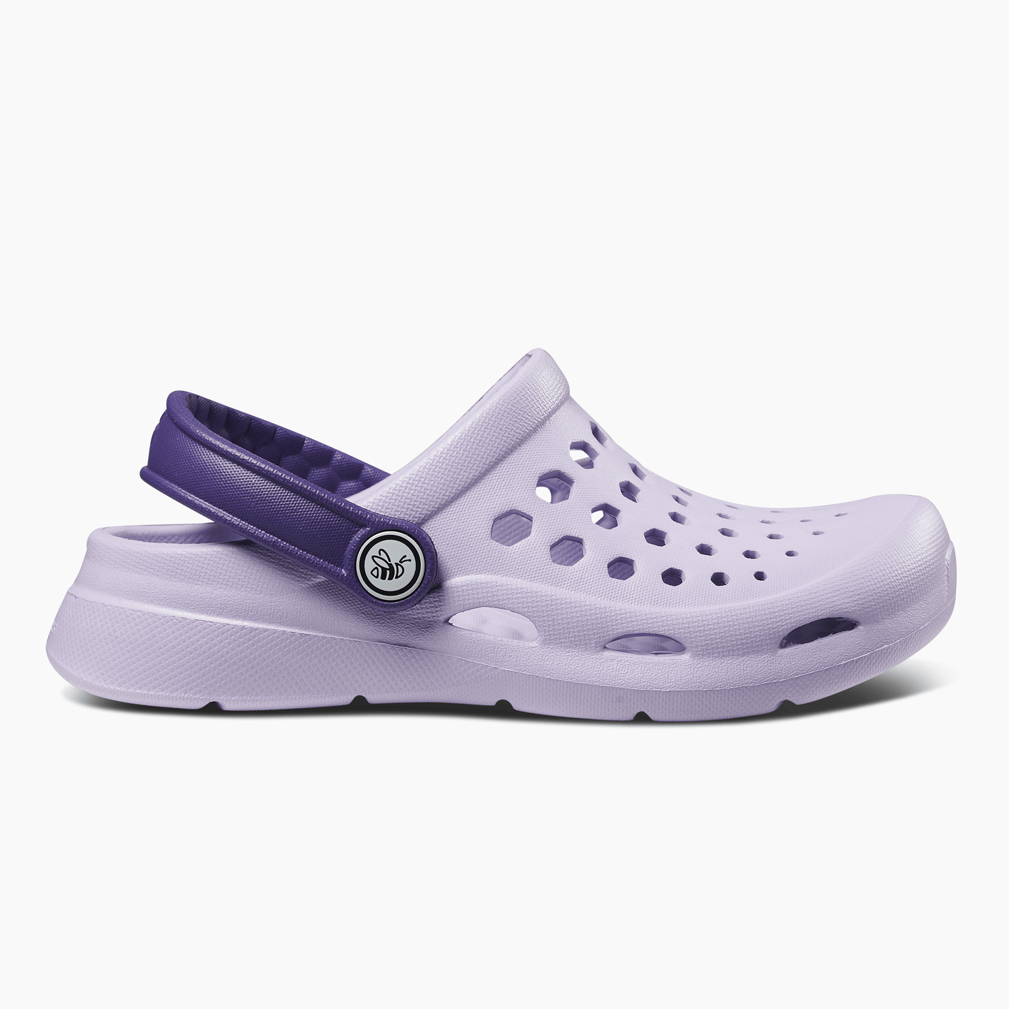 JOYBEES Shoes Girls Active Clog Solid Pastel Lilac/Enchantment