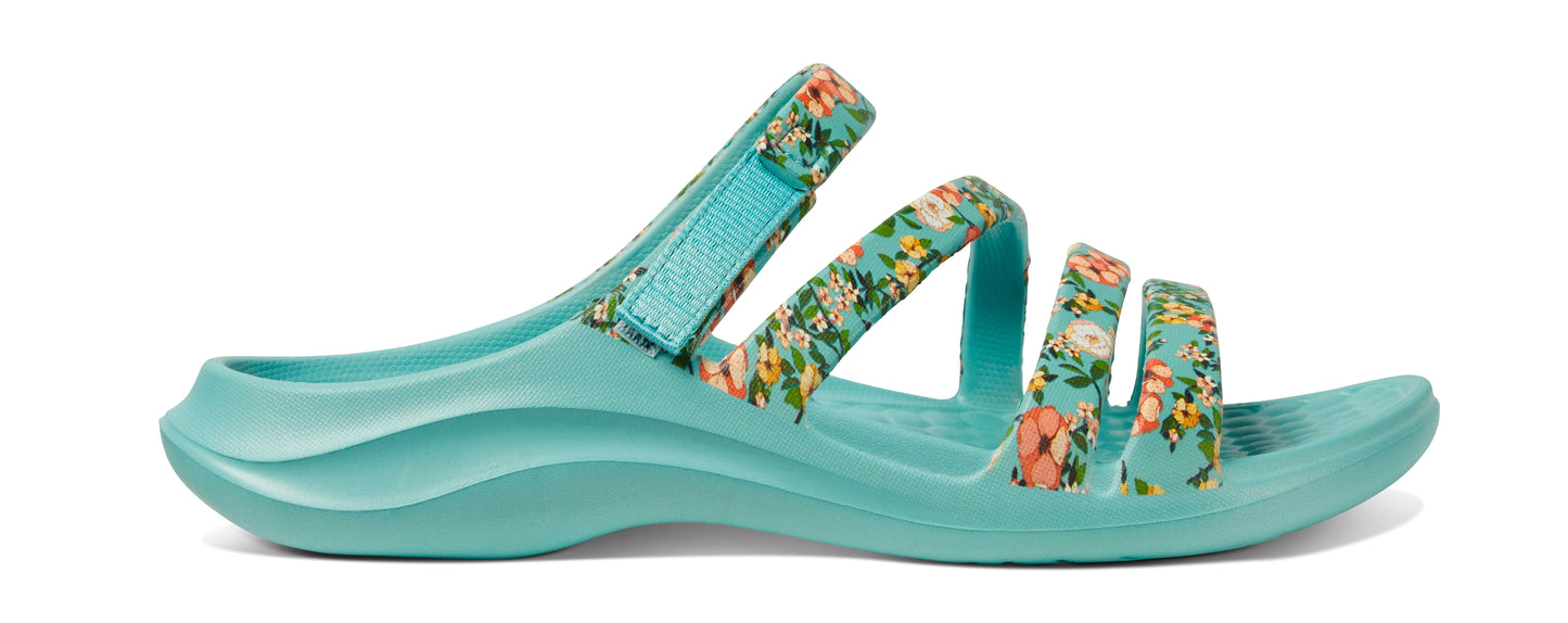 JOYBEES Shoes Women's Lakeshore Sandal Graphic Spring Floral/Marina-Women