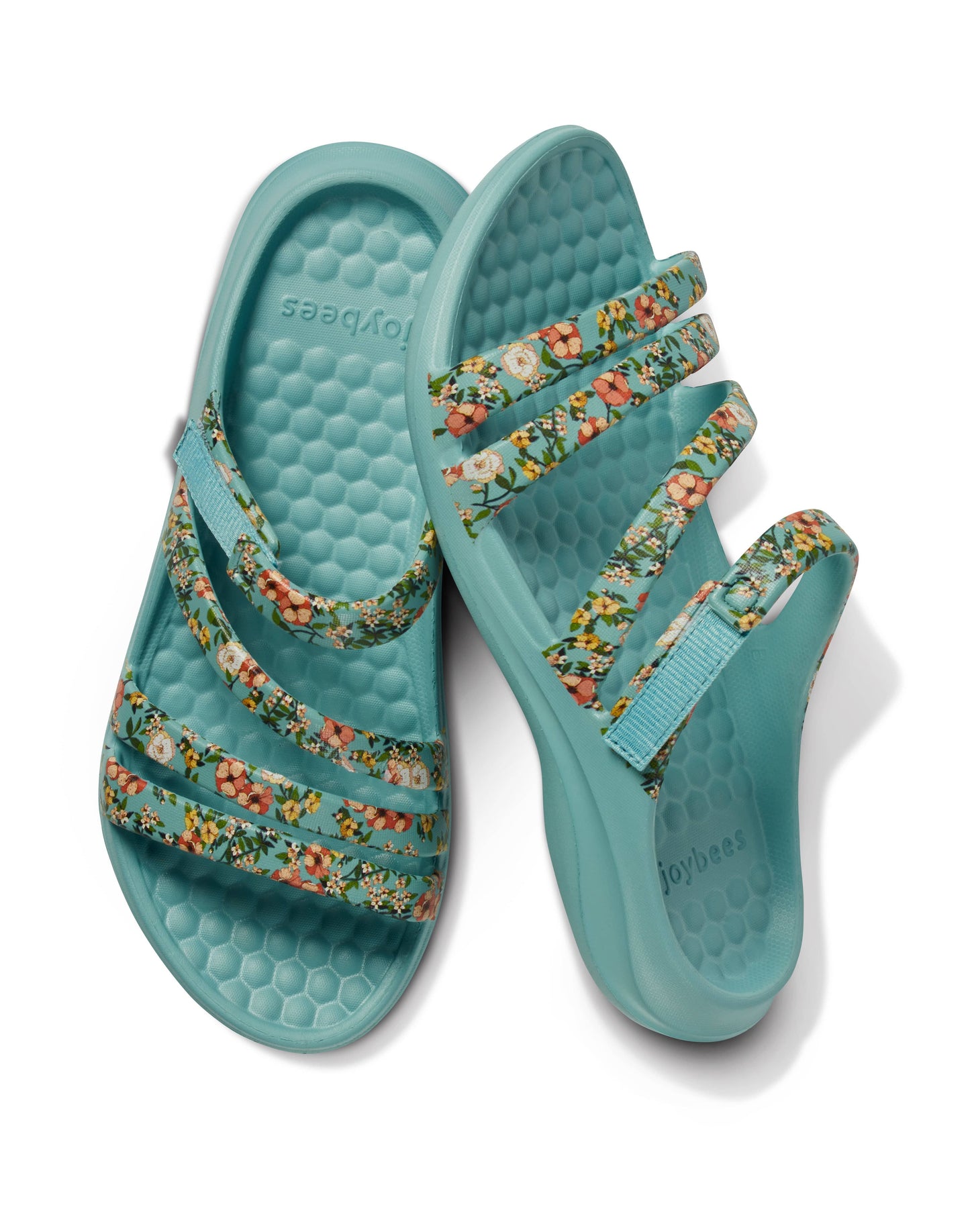 JOYBEES Shoes Women's Lakeshore Sandal Graphic Spring Floral/Marina-Women