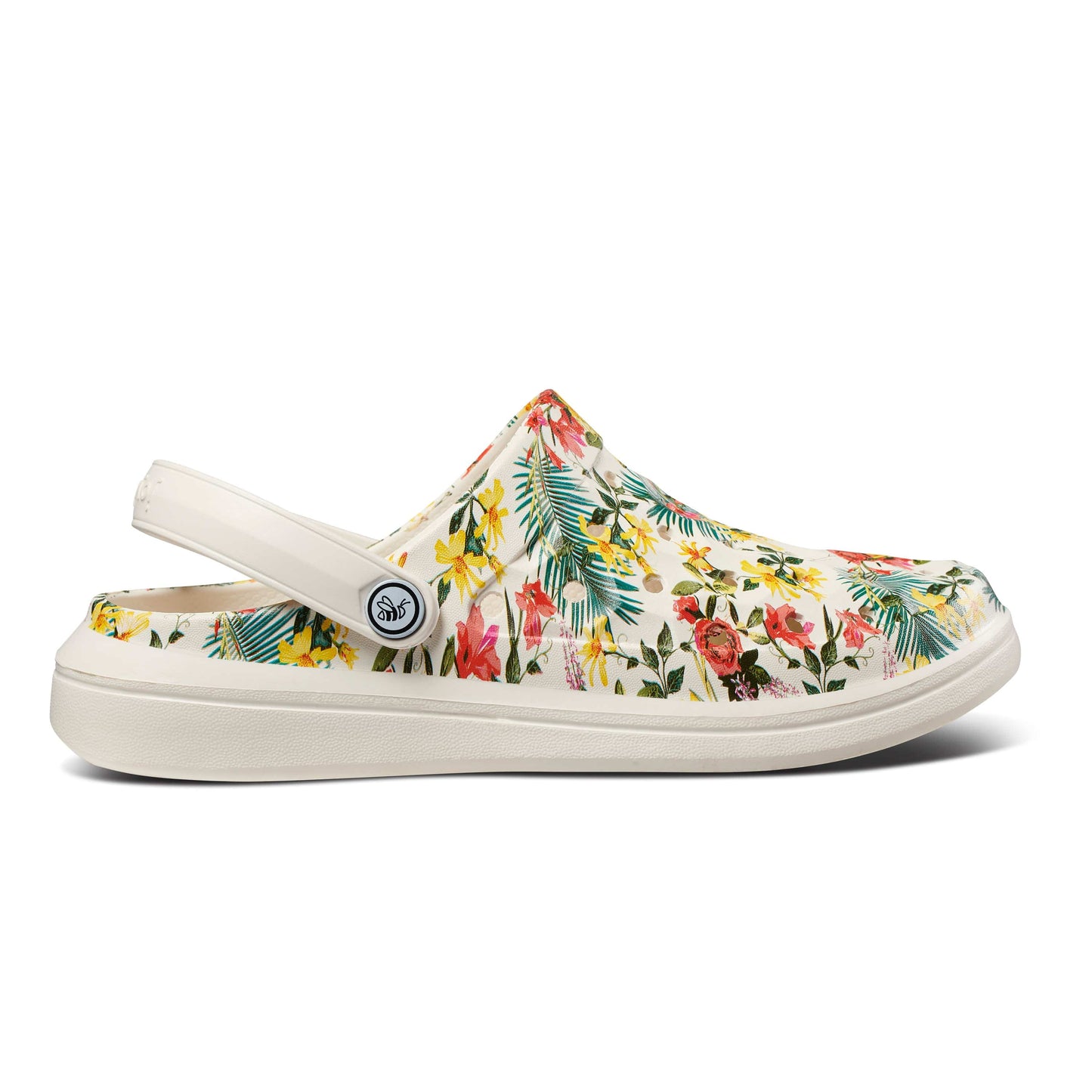 JOYBEES Shoes WOMEN'S VARSITY CLOG -  Bone Tropical Floral