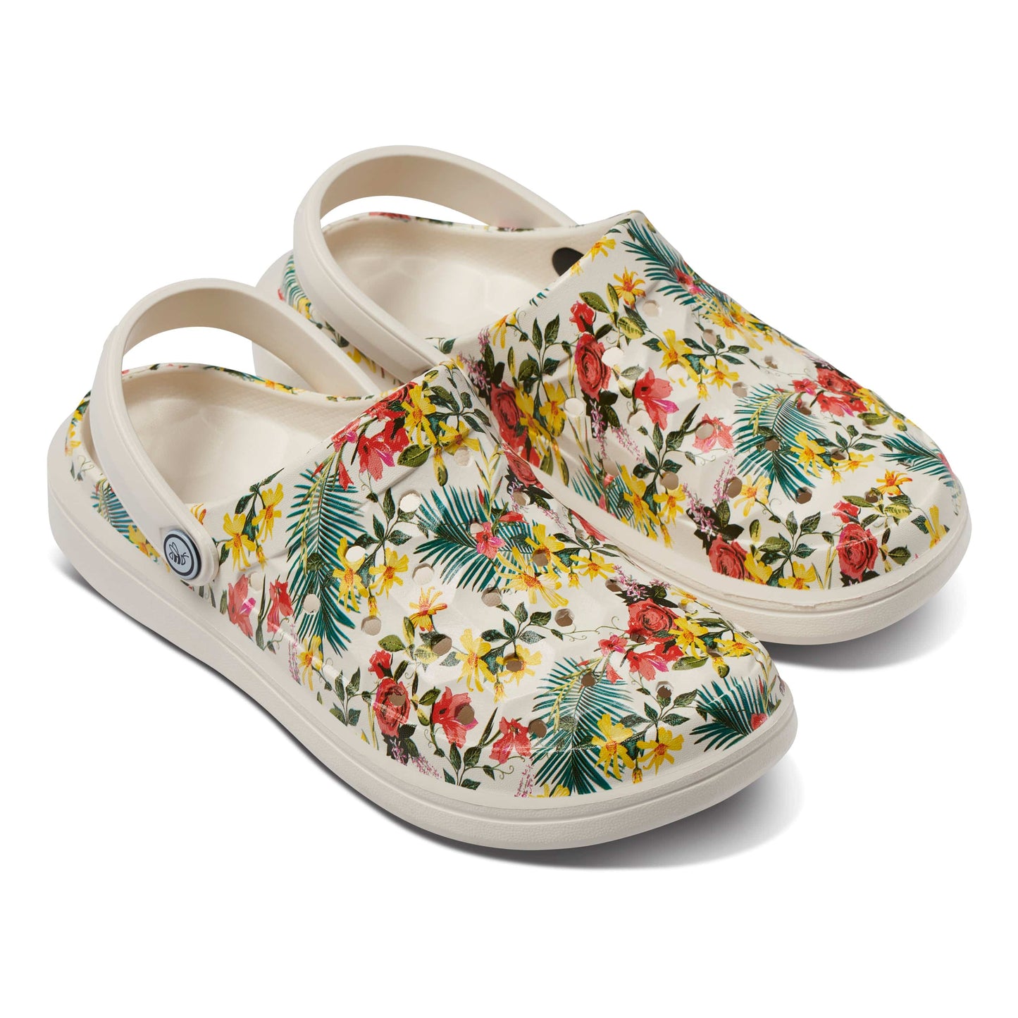 JOYBEES Shoes WOMEN'S VARSITY CLOG -  Bone Tropical Floral