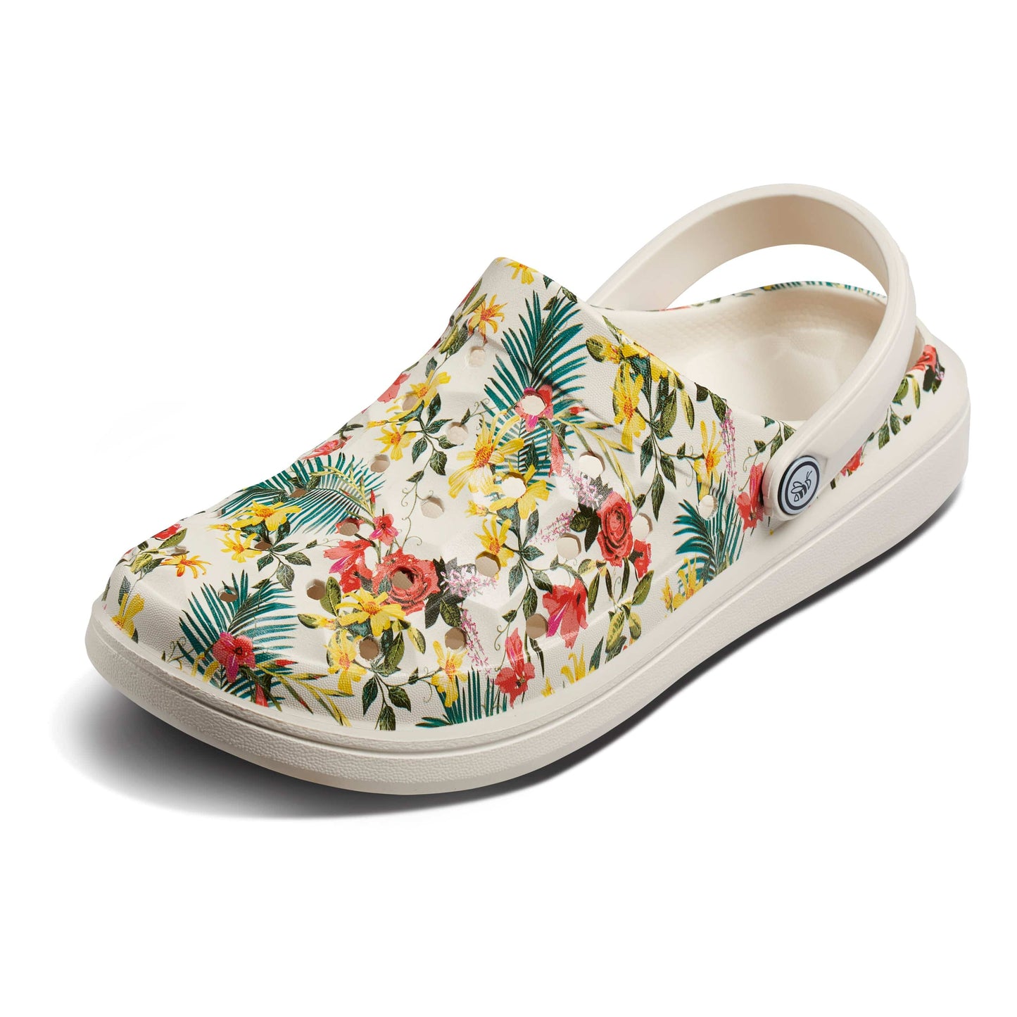 JOYBEES Shoes WOMEN'S VARSITY CLOG -  Bone Tropical Floral