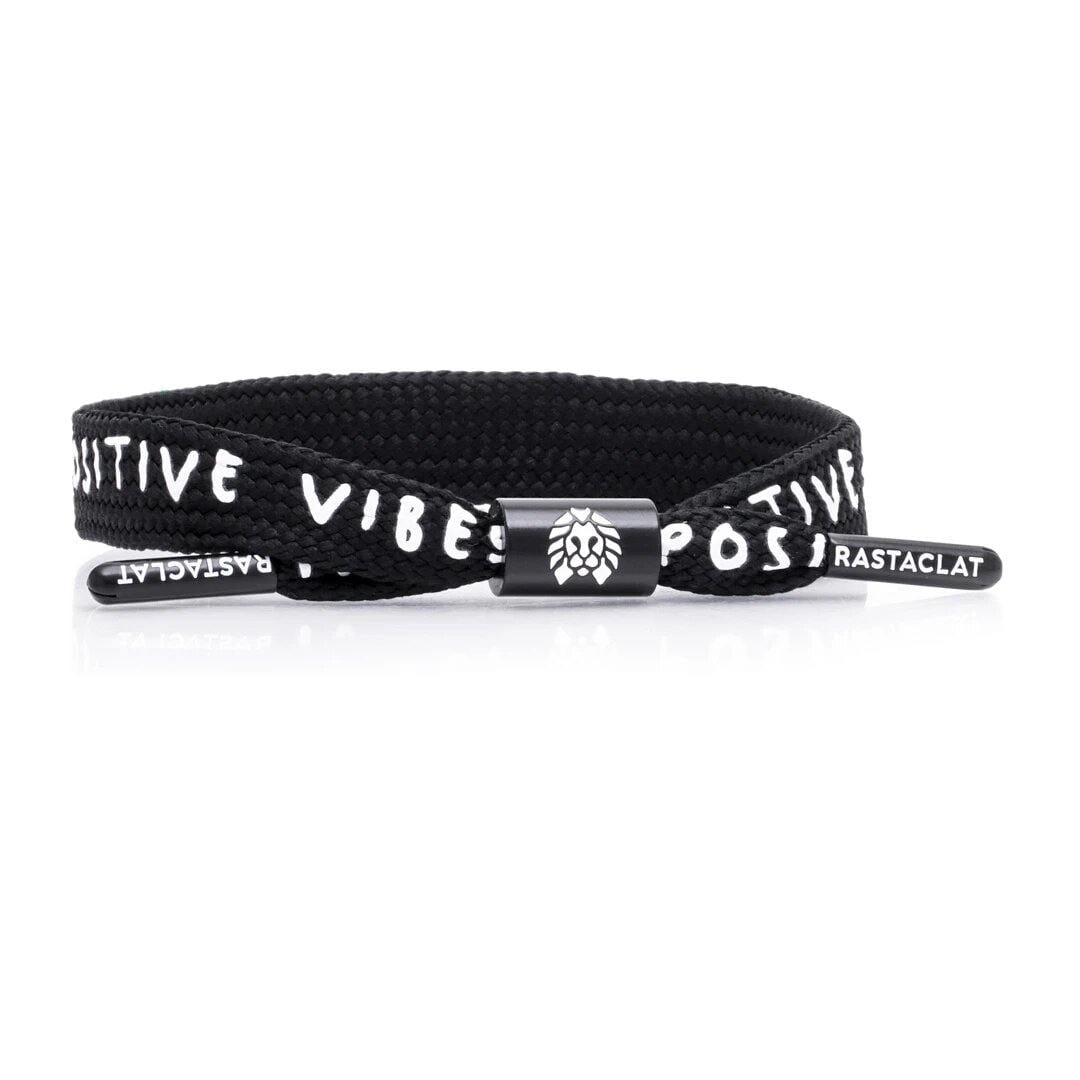 Rastaclat Bracelet POSITIVE VIBES - BLACK LACE