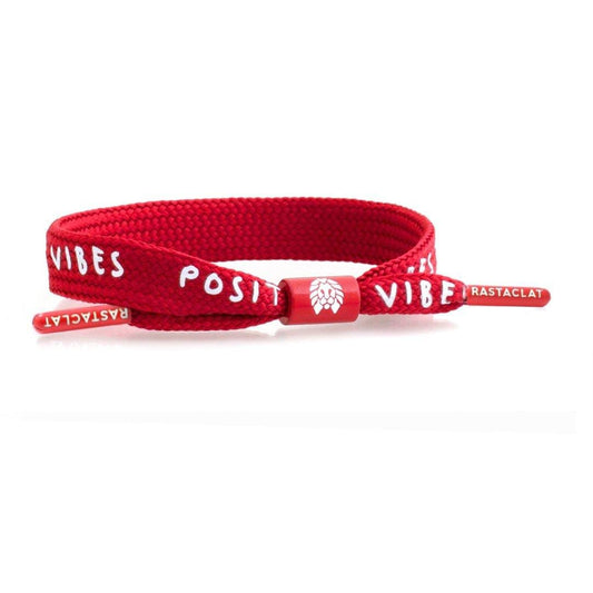 Rastaclat Bracelet POSITIVE VIBES - DARK RED LACE