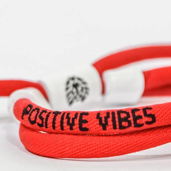 Rastaclat Bracelet POSITIVE VIBES - RED KNOT