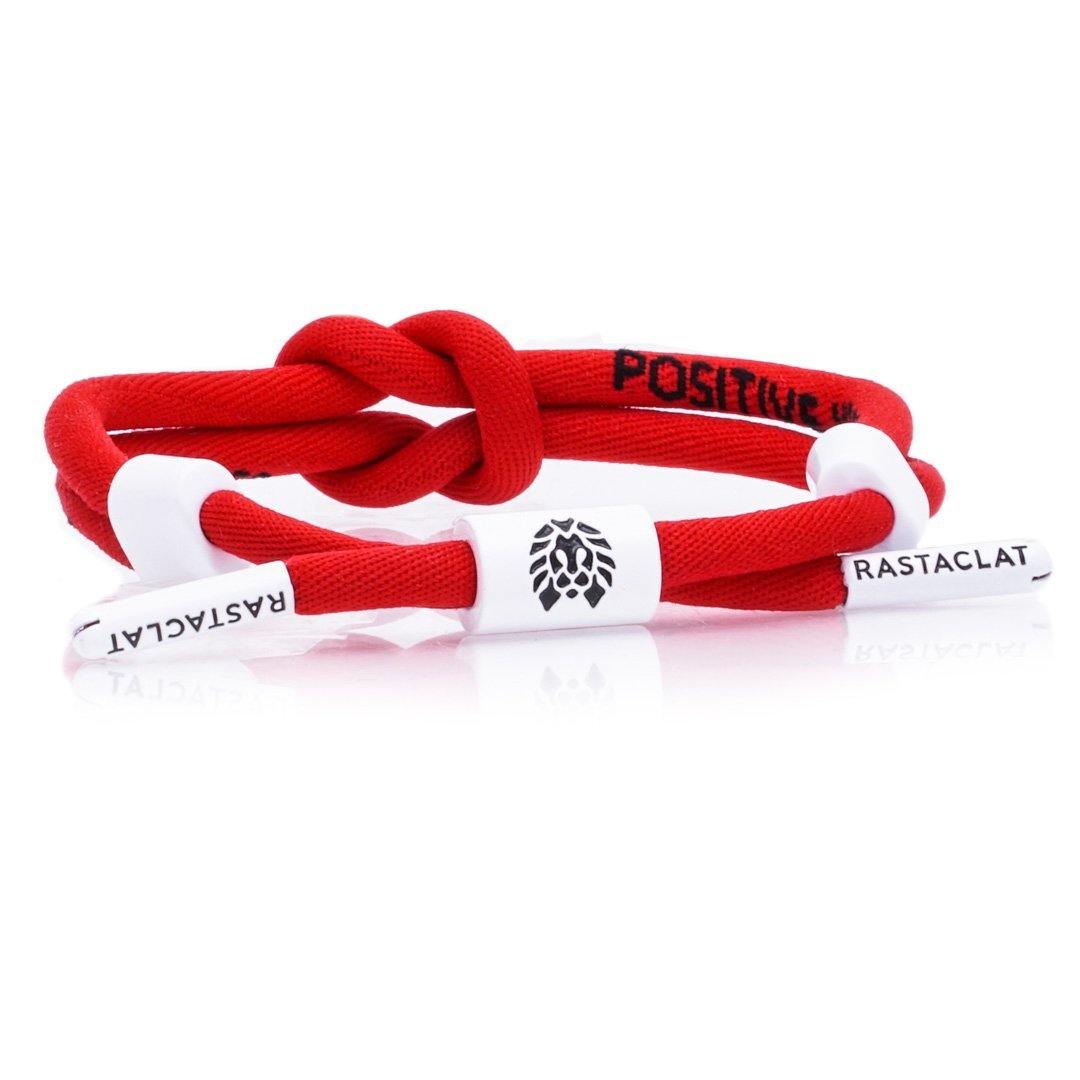 Rastaclat Bracelet POSITIVE VIBES - RED KNOT