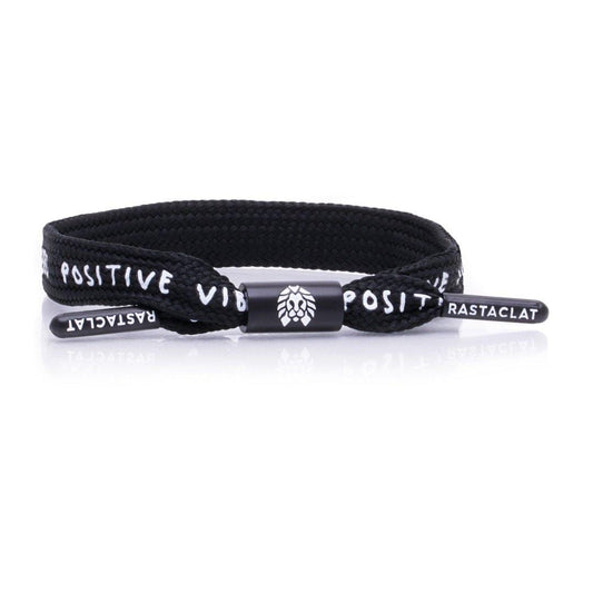 Rastaclat Bracelet POSiTIVE VIBES SMALL - BLACK