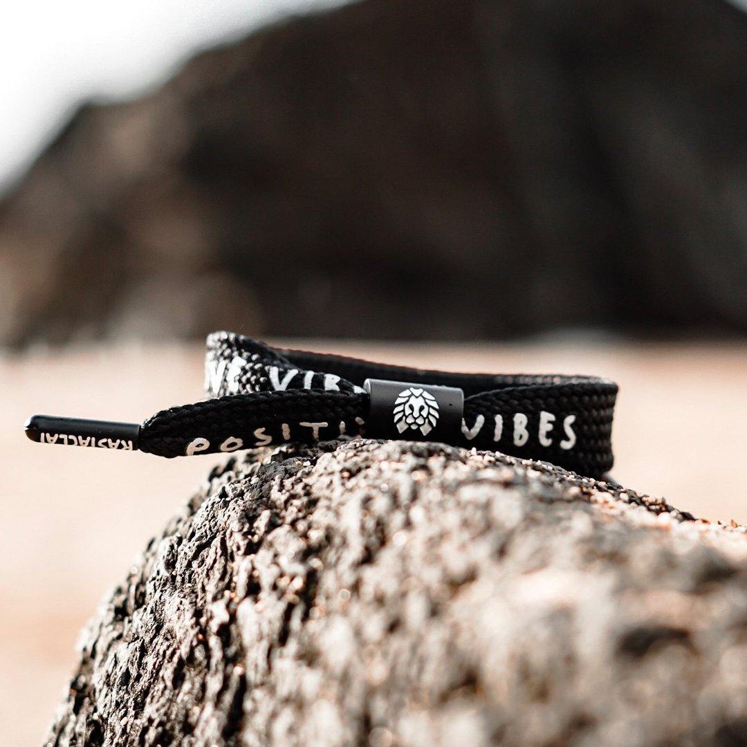 Rastaclat Bracelet POSiTIVE VIBES SMALL - BLACK