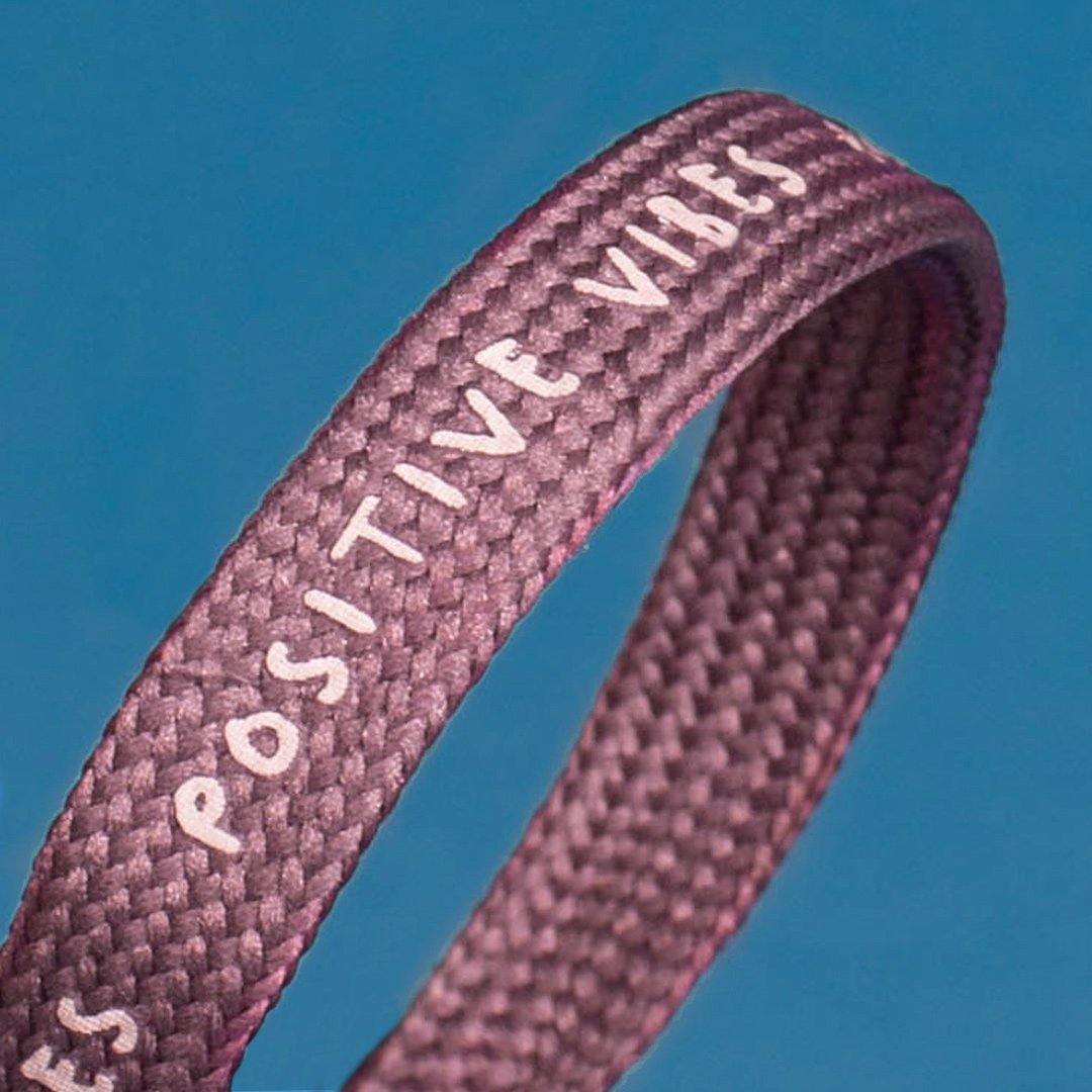 Rastaclat Bracelet POSITIVE VIBES SMALL - PALE MAUVE