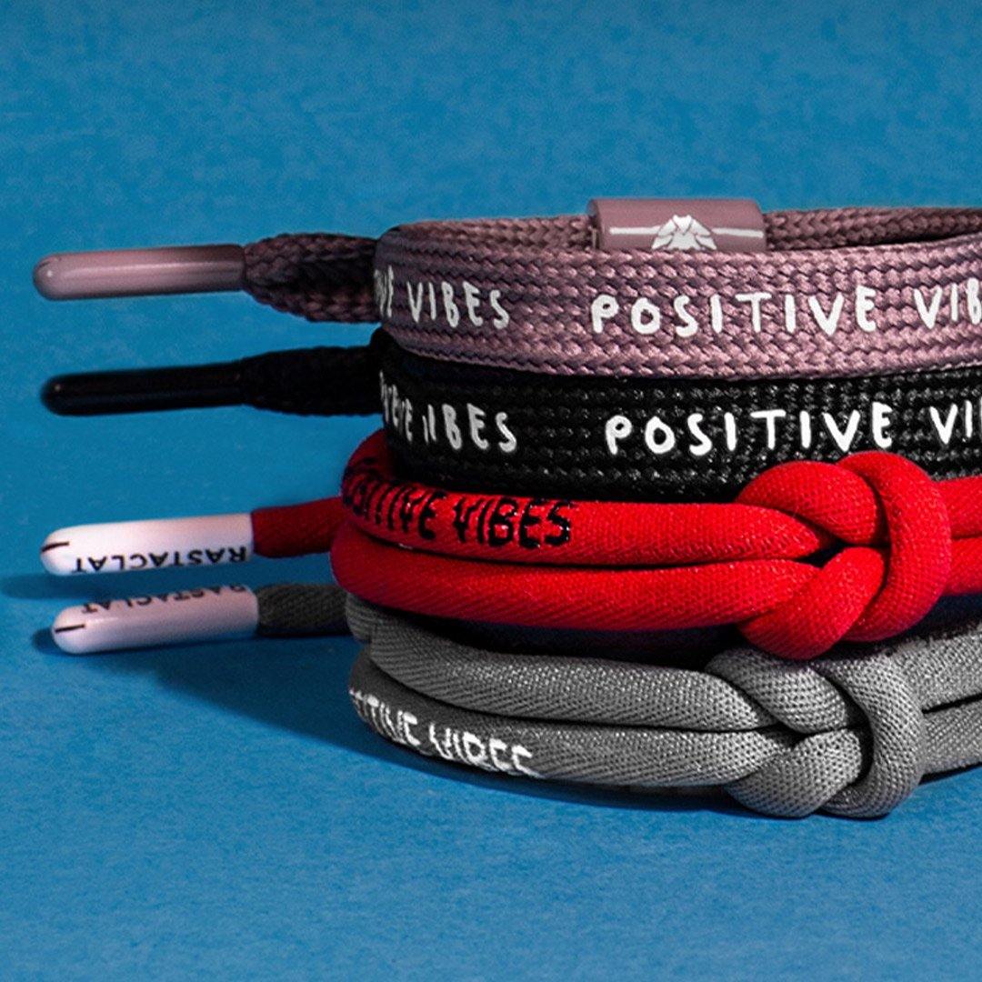 Rastaclat Bracelet POSITIVE VIBES SMALL - PALE MAUVE