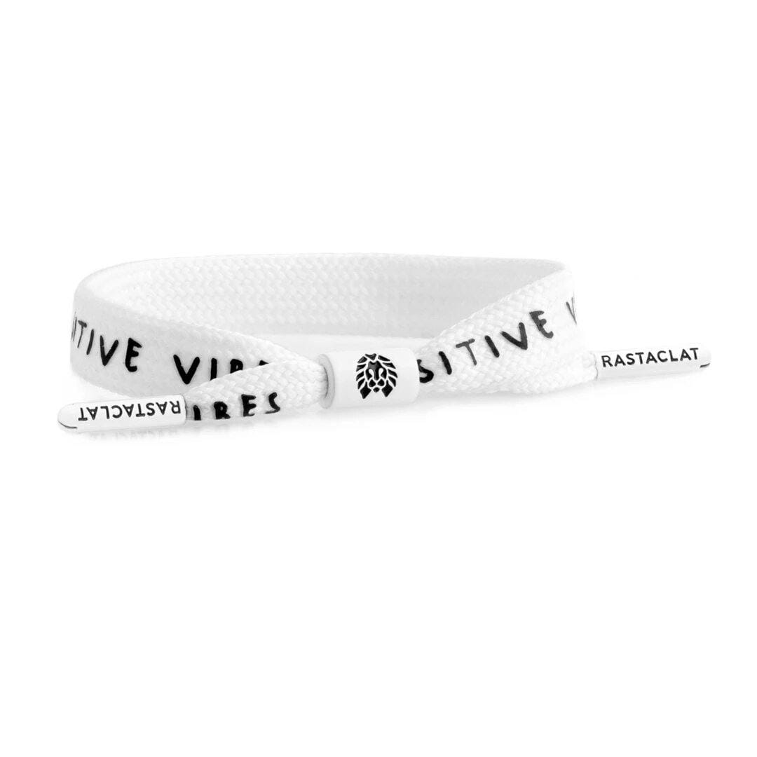 Rastaclat Bracelet POSITIVE VIBES - WHITE LACE