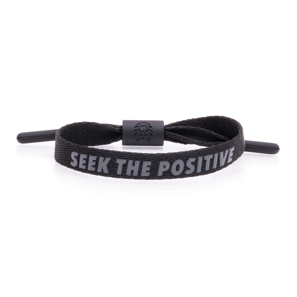 Rastaclat Bracelet SEEK THE POSITIVE M/L BLACK