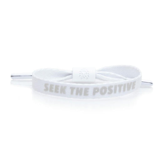 Rastaclat Bracelet SEEK THE POSITIVE M/L WHITE