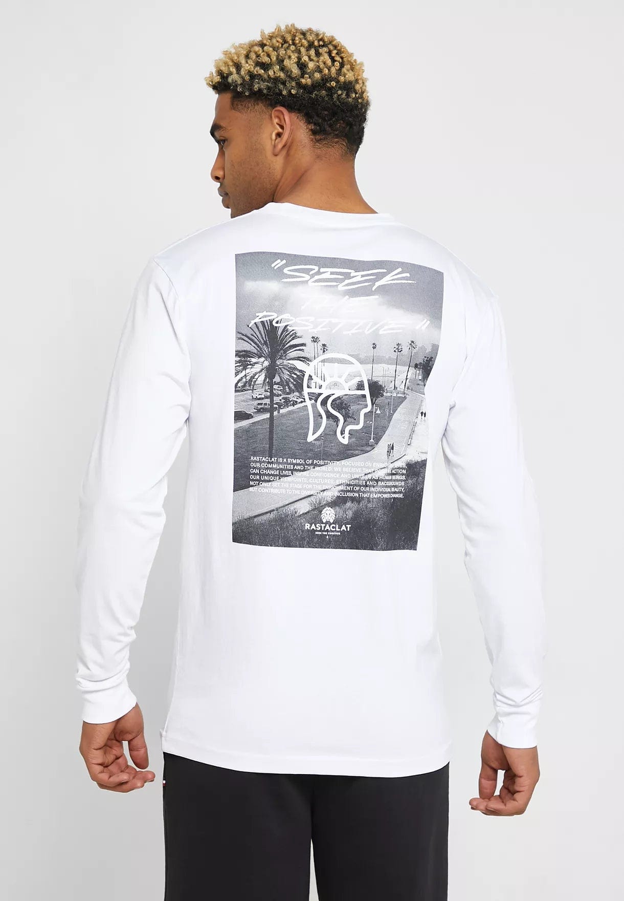 RASTACLAT T-SHIRT BOARDWALK LONG SLEEVES TEE - WHITE