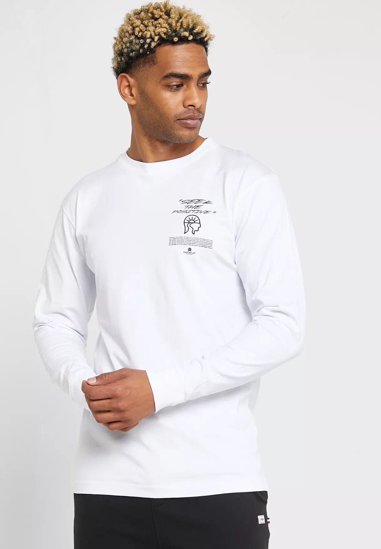 RASTACLAT T-SHIRT BOARDWALK LONG SLEEVES TEE - WHITE