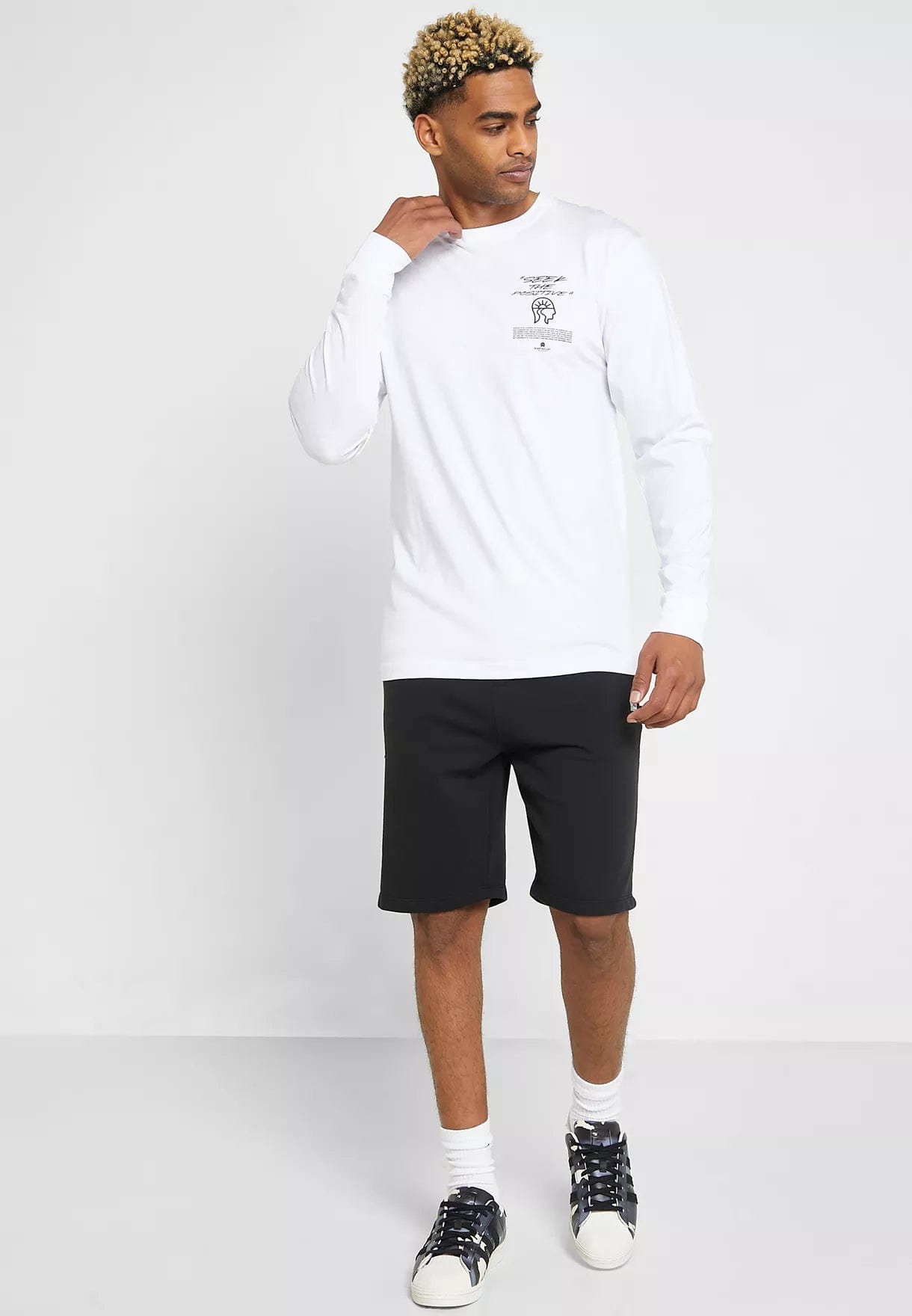 RASTACLAT T-SHIRT BOARDWALK LONG SLEEVES TEE - WHITE