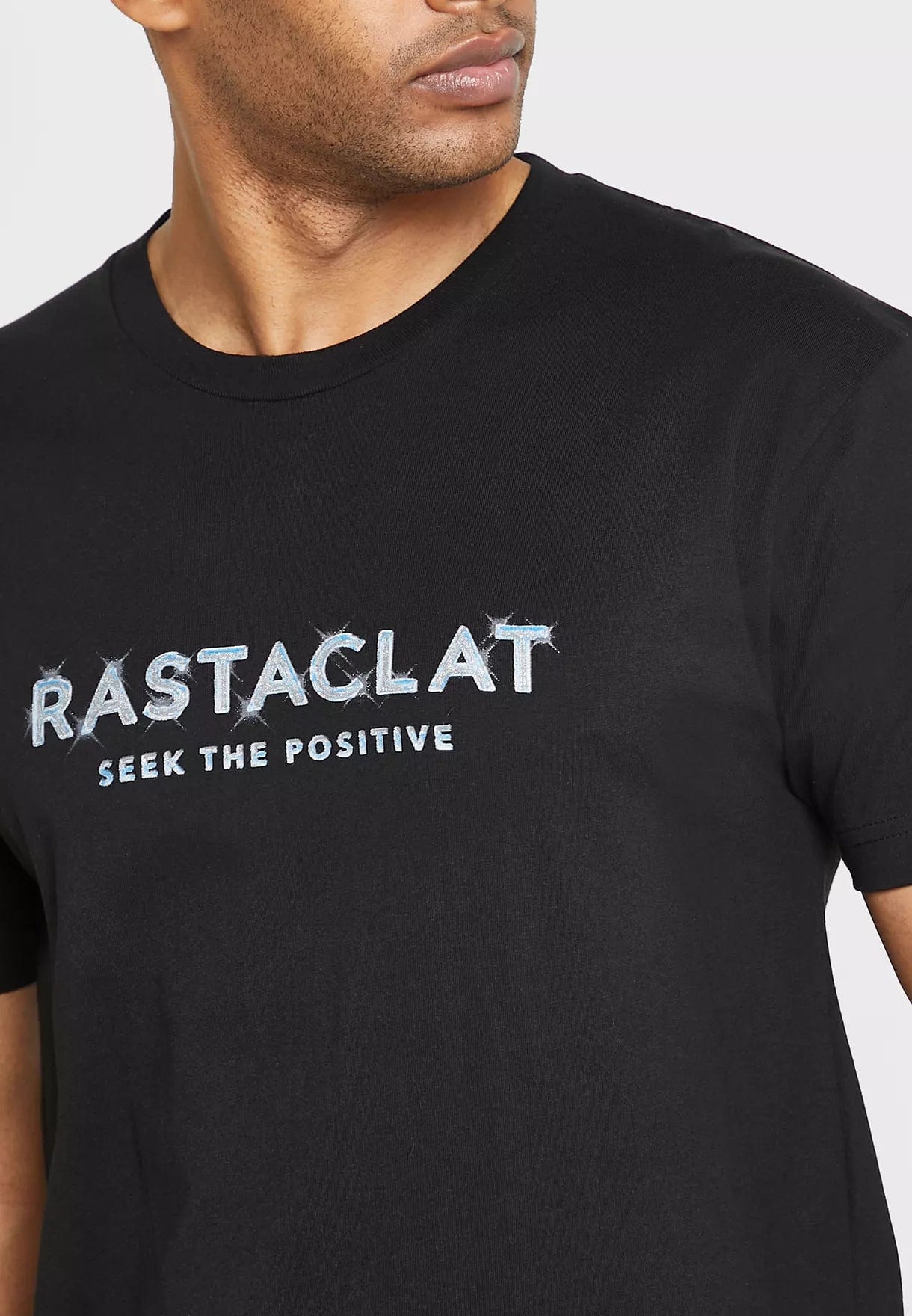 RASTACLAT T-SHIRT CHROMANTIC WORDMARK SS TEE - BLACK